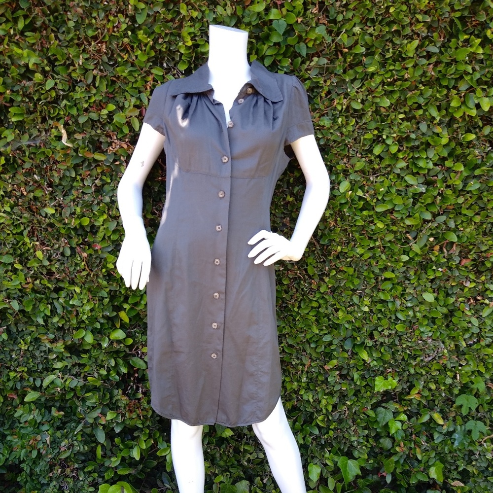 Vivienne Westwood Anglomania Khaki Shirtdress